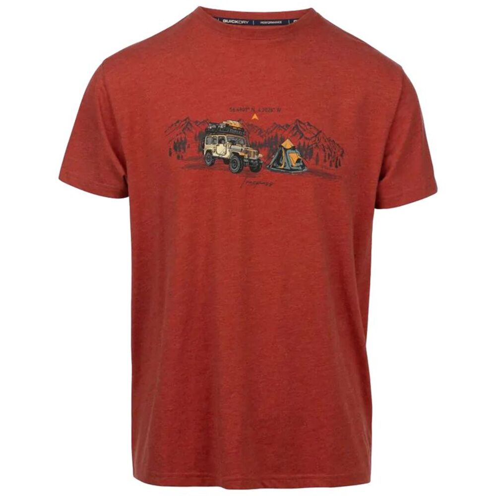 Trespass Mens Horton T-Shirt / Burnt Sienna